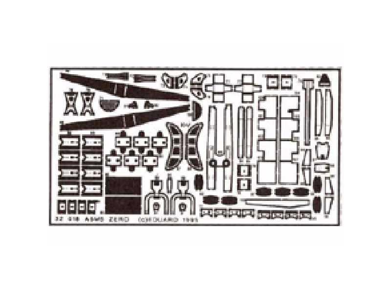 A6M Zero 1/32 - Hasegawa - blaszki - zdjęcie 1 A6M Zero 1/32 - Hasegawa - blaszki - zdjęcie 1
