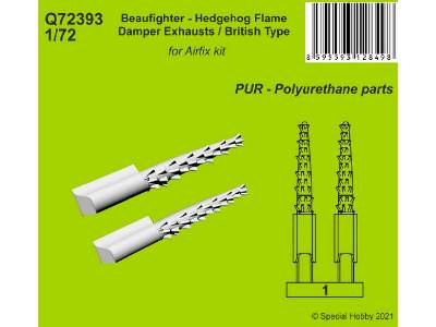 Beaufighter - Hedgehog Flame Damper Exhausts / British Type - zdjęcie 1