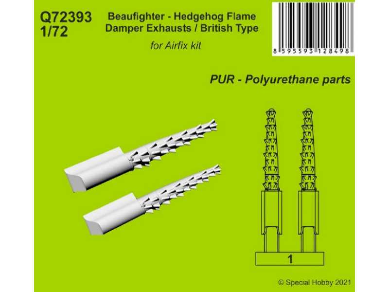 Beaufighter - Hedgehog Flame Damper Exhausts / British Type - zdjęcie 1