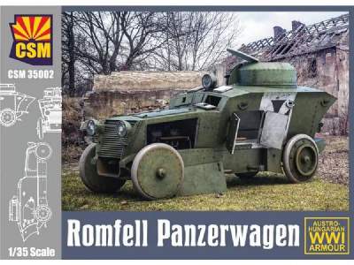 Romfell Panzerwagen Austro-hungarian Wwi Armour - zdjęcie 1