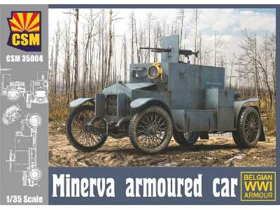 Minerva Armoured Car Belgian Wwi Armour - zdjęcie 1