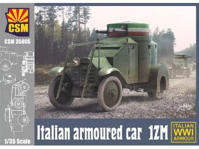 Italian Armoured Car 1zm Italian Wwi Armour - zdjęcie 1