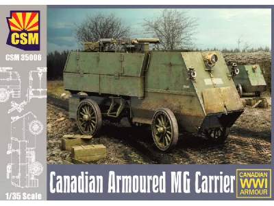 Canadian Armoured Mg Carrier Canadian Wwi Armour - zdjęcie 1