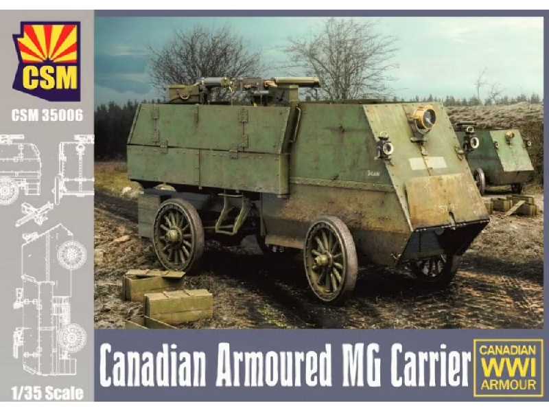 Canadian Armoured Mg Carrier Canadian Wwi Armour - zdjęcie 1