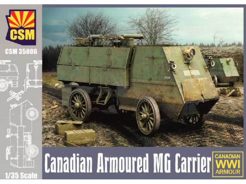 Canadian Armoured Mg Carrier Canadian Wwi Armour - zdjęcie 1 Canadian Armoured Mg Carrier Canadian Wwi Armour - zdjęcie 1