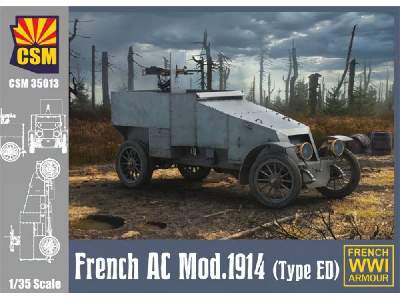 French Ac Mod.1914 (Type Ed) French Wwi Armour - zdjęcie 1
