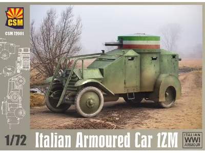 Italian Armoured Car 1zm Italian Wwi Armour - zdjęcie 1