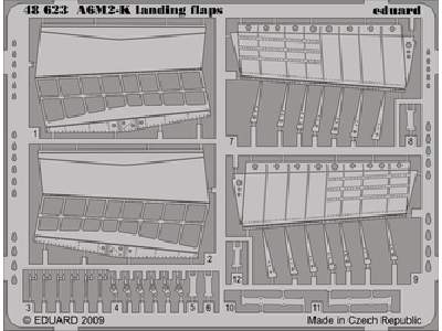  A6M2-K landing flaps 1/48 - Hasegawa - blaszki - zdjęcie 1