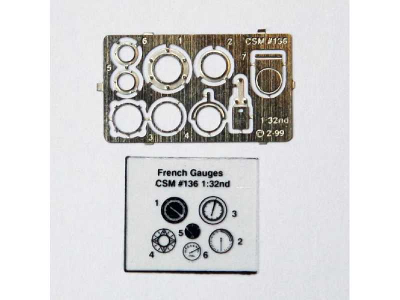 French/Russian Instrument/Gauge Set - zdjęcie 1