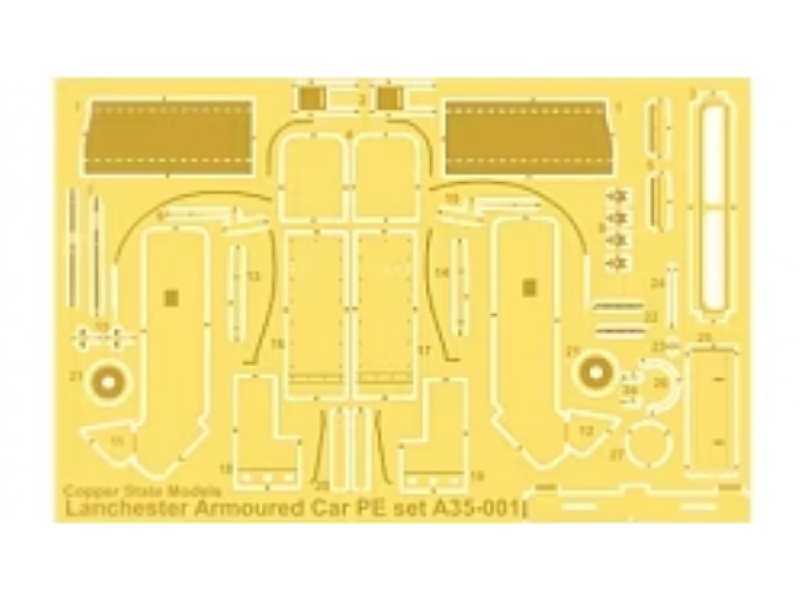 Lanchester Ac Photoetch Set - zdjęcie 1 Lanchester Ac Photoetch Set - zdjęcie 1