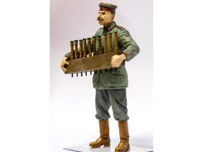 German Aerodrome Personnel W/ Grenades Crate Wwi Figure - zdjęcie 3