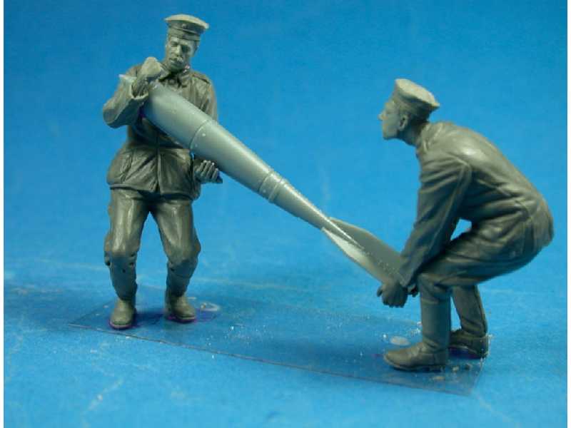 German Bomber Ground Personnel N.2 Wwi Figures - zdjęcie 1