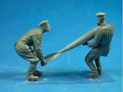 German Bomber Ground Personnel N.2 Wwi Figures - zdjęcie 3
