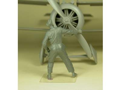 Rfc Air Mechanic Spinning The Propeller Wwi Figures - zdjęcie 1