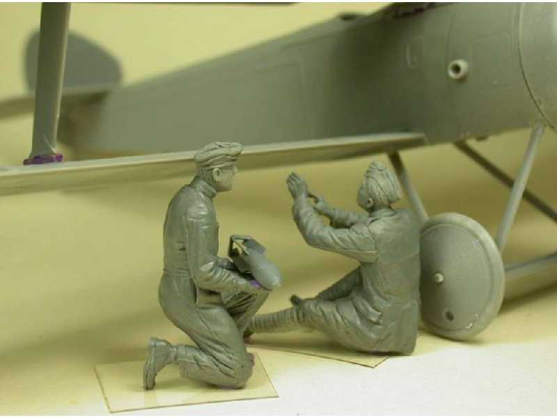 Rfc Air Mechanics Installing Bombs Wwi Figures - zdjęcie 1 Rfc Air Mechanics Installing Bombs Wwi Figures - zdjęcie 1