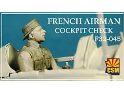 French Airman Cockpit Check Wwi Figures - zdjęcie 1