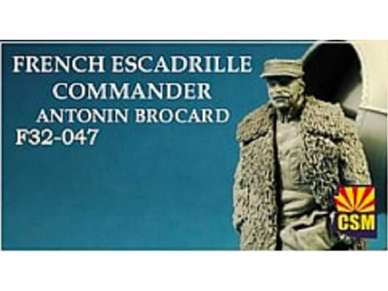 French Escadrille Commander Antonin Brocard Wwi Figures - zdjęcie 1