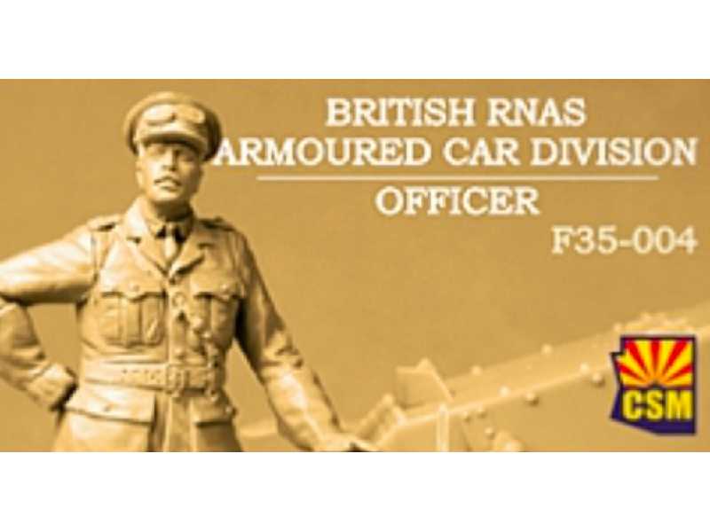 British Rnas Armoured Car Division Officer - zdjęcie 1 British Rnas Armoured Car Division Officer - zdjęcie 1