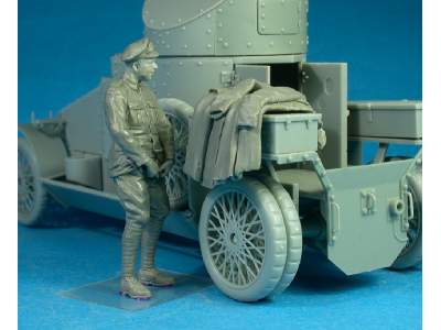 British Rnas Armoured Car Division Petty Officer Relief - zdjęcie 1