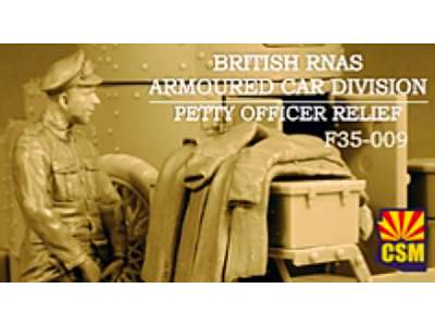 British Rnas Armoured Car Division Petty Officer Relief - zdjęcie 2