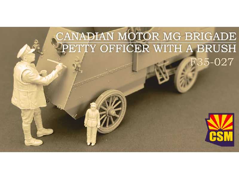 Canadian Motor Mg Brigade Petty Officer With A Brush - zdjęcie 1 Canadian Motor Mg Brigade Petty Officer With A Brush - zdjęcie 1