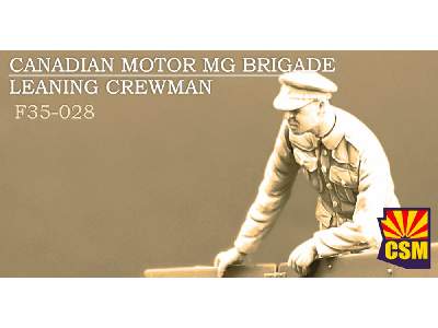 Canadian Motor Mg Brigade Leaning Crewman - zdjęcie 1