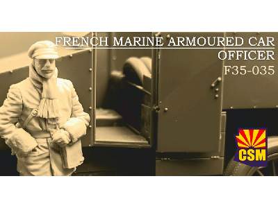 French Marine Armoured Car Officer - zdjęcie 1