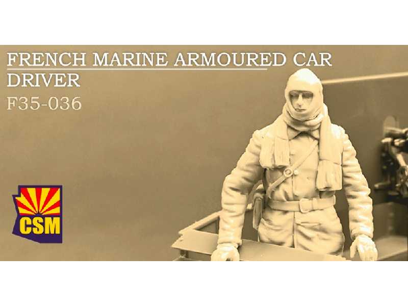 French Marine Armoured Car Driver - zdjęcie 1 French Marine Armoured Car Driver - zdjęcie 1