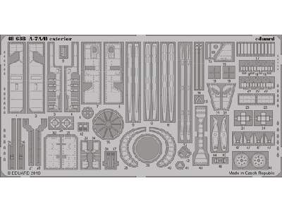  A-7A/ B exterior 1/48 - Hobby Boss - blaszki - zdjęcie 1