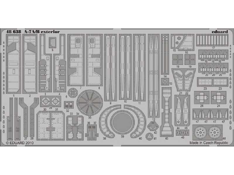 A-7A/ B exterior 1/48 - Hobby Boss - blaszki - zdjęcie 1 A-7A/ B exterior 1/48 - Hobby Boss - blaszki - zdjęcie 1