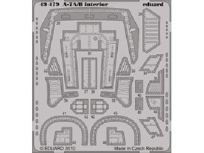  A-7A/ B interior S. A. 1/48 - Hobby Boss - blaszki - zdjęcie 1