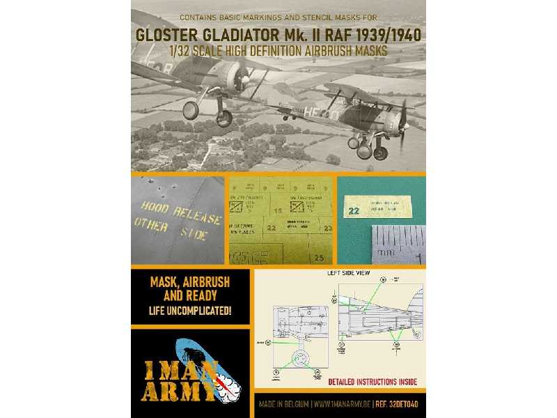 Gloster Gladiator Mk.Ii Raf 1939/1940 - zdjęcie 1 Gloster Gladiator Mk.Ii Raf 1939/1940 - zdjęcie 1