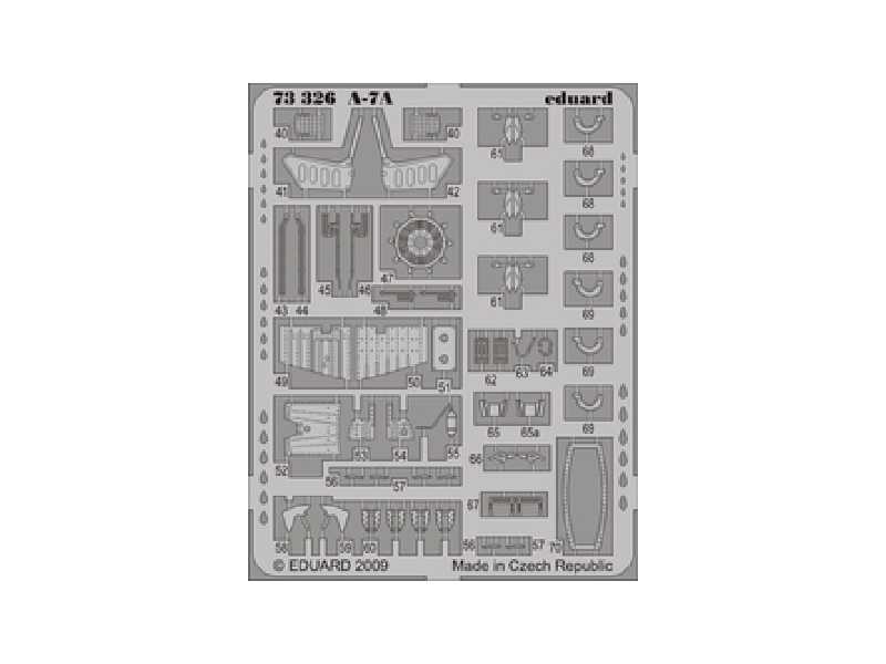 A-7A S. A. 1/72 - Hobby Boss - blaszki - zdjęcie 1 A-7A S. A. 1/72 - Hobby Boss - blaszki - zdjęcie 1