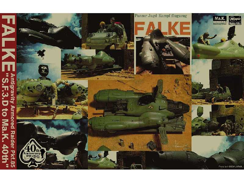 Falke Antigravity Armored Raider Pkf.85 S.F.3.D To Ma.K 40th - zdjęcie 1 Falke Antigravity Armored Raider Pkf.85 S.F.3.D To Ma.K 40th - zdjęcie 1