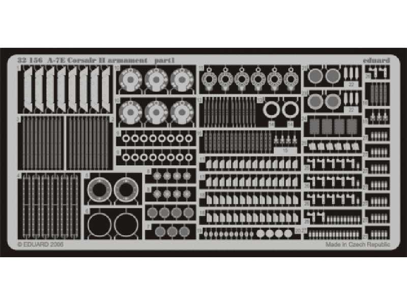  A-7D/ E armament 1/32 - Trumpeter - blaszki - zdjęcie 1