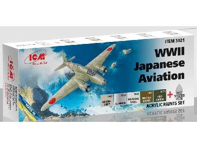 Acrylic Paint Set For WWII Japanese Aviation - zdjęcie 1