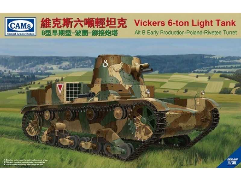 Vickers 6-ton Light Tank ( Poland ) - zdjęcie 1 Vickers 6-ton Light Tank ( Poland ) - zdjęcie 1