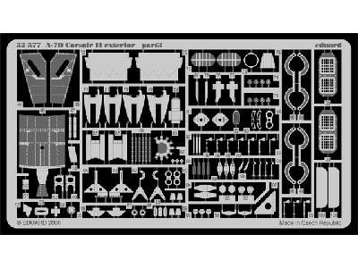  A-7D exterior 1/32 - Trumpeter - blaszki - zdjęcie 4