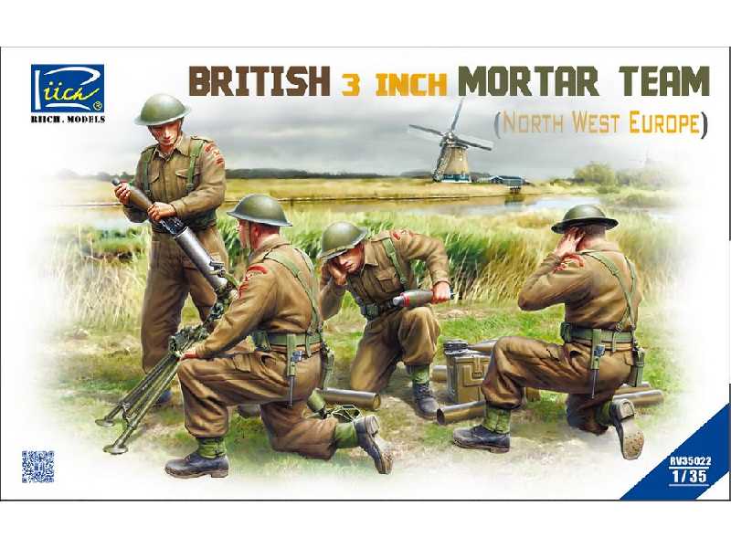British 3 Inch Mortar Team Set (North West Europe) - zdjęcie 1