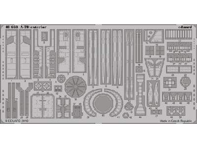  A-7D exterior 1/48 - Hobby Boss - blaszki - zdjęcie 1