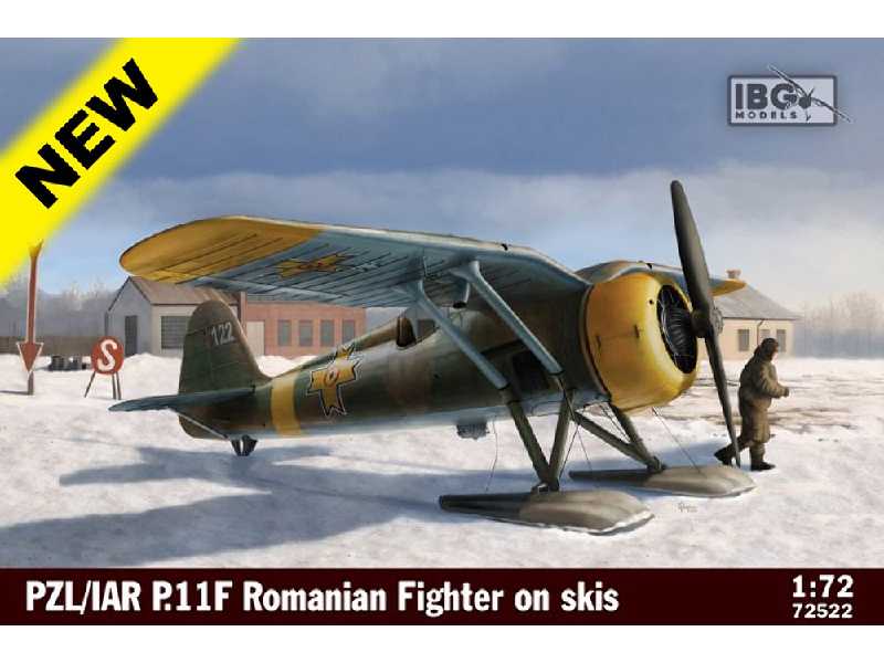 PZL/IAR P.11F myśliwiec rumuński na płozach - zdjęcie 1 PZL/IAR P.11F myśliwiec rumuński na płozach - zdjęcie 1