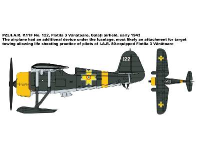 PZL/IAR P.11F myśliwiec rumuński na płozach - zdjęcie 14