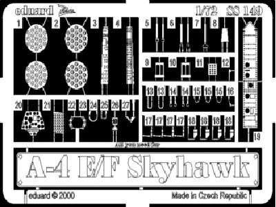  A-4E/ F 1/72 - Italeri - blaszki - zdjęcie 1