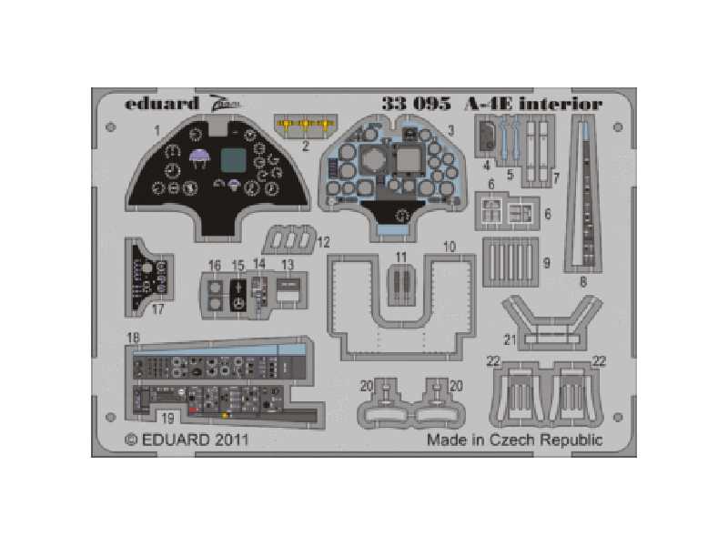 A-4E interior S. A. 1/32 - Trumpeter - blaszki - zdjęcie 1 A-4E interior S. A. 1/32 - Trumpeter - blaszki - zdjęcie 1