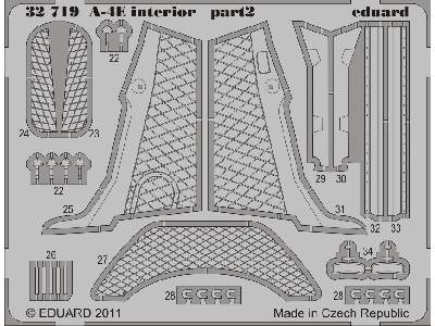  A-4E interior S. A. 1/32 - Trumpeter - blaszki - zdjęcie 3