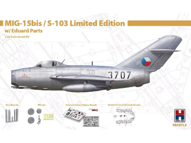 MiG-15bis / S-103 + Akcesoria Eduard - edycja limitowana - zdjęcie 1 MiG-15bis / S-103 + Akcesoria Eduard - edycja limitowana - zdjęcie 1