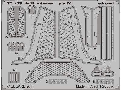  A-4F interior S. A. 1/32 - Trumpeter - blaszki - zdjęcie 3