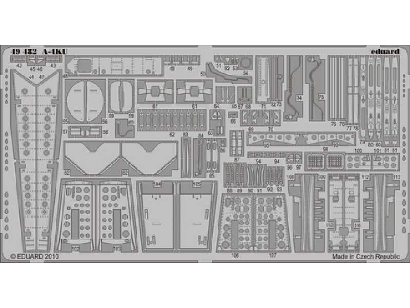  A-4KU S. A. 1/48 - Hasegawa - blaszki - zdjęcie 1