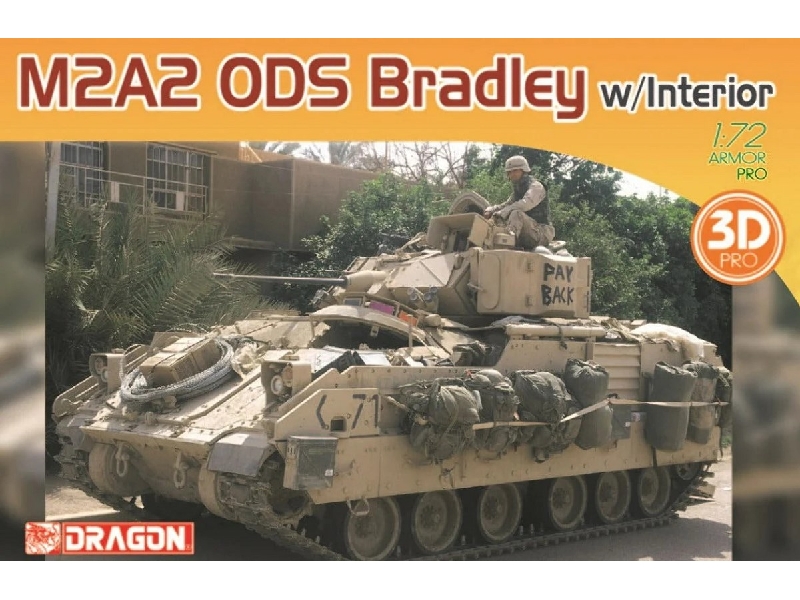 M2A2 ODS Bradley z wnętrzem - zdjęcie 1