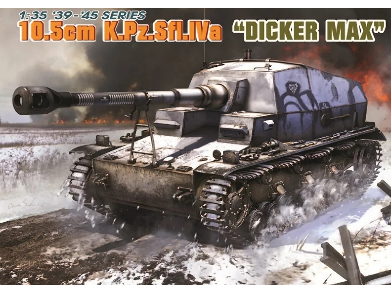10.5cm K.Pz.Sfl.Iva "Dicker Max" - zdjęcie 1 10.5cm K.Pz.Sfl.Iva "Dicker Max" - zdjęcie 1